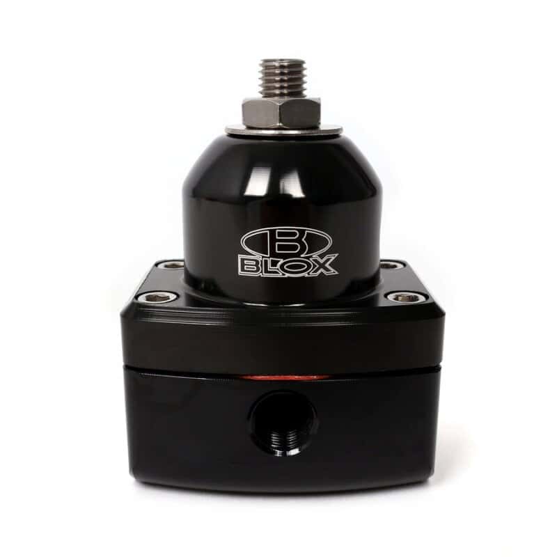 BLOX Racing — BLOX Racing 2-Port Design Black/Black Adjustable Fuel Pressure Regulator - view 5