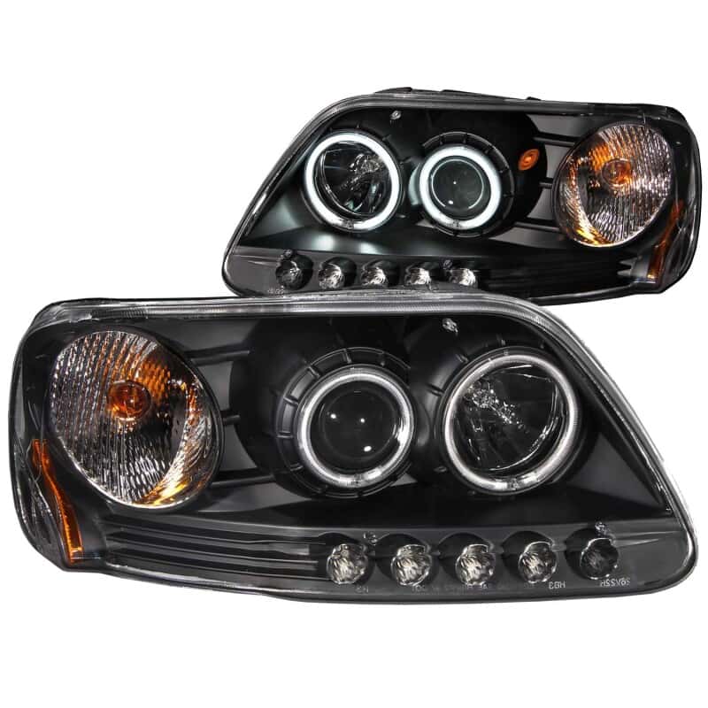 ANZO — ANZO 1997-2003 Ford F-150 Projector Headlights w/ Halo Black (CCFL)
Head Light Set
HdLtSet - view 3