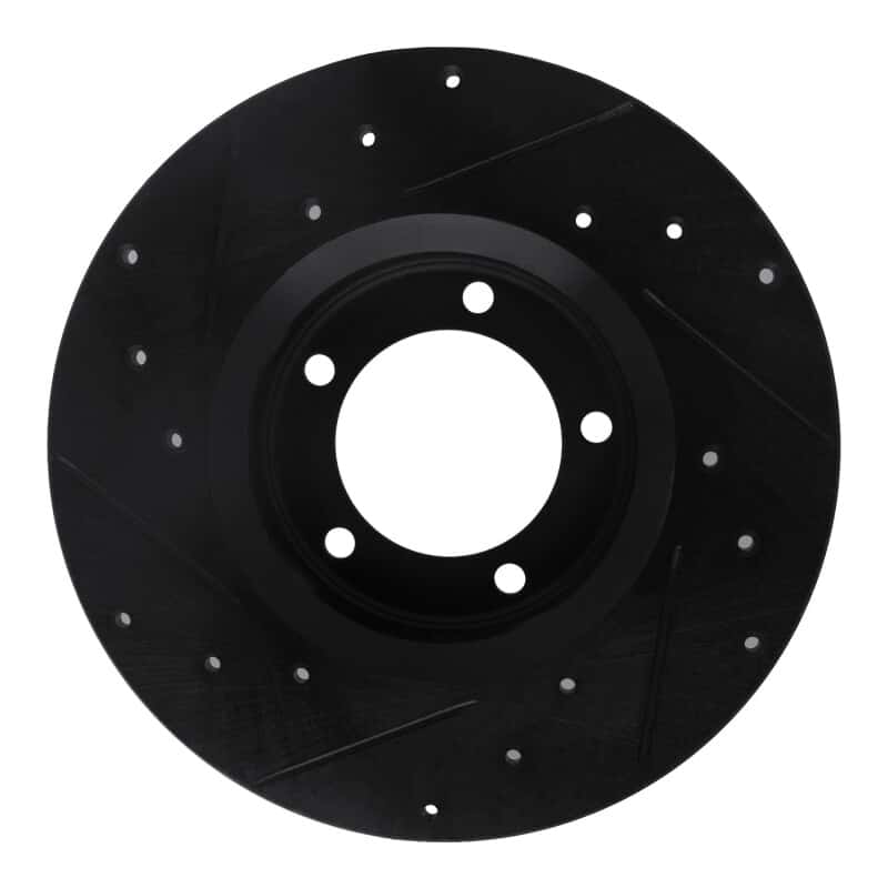 R1 Concepts — R1 75-83 Toyota Pickup Front Right Drilled & Slotted Black Brake Rotor
R1 Brake Rotor Drill - view 5
