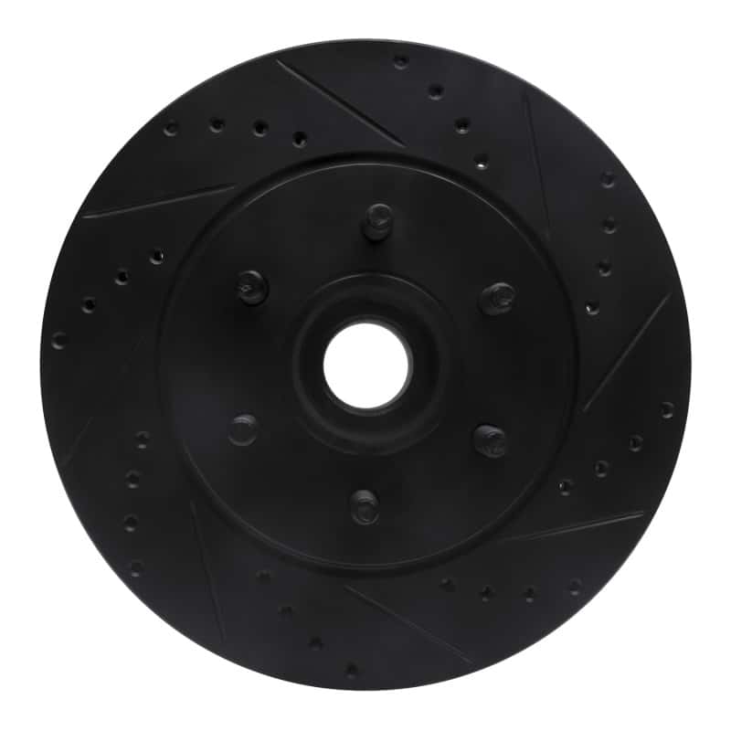 R1 Concepts — R1 04-08 Ford F-150 RWD Front Right Drilled & Slotted Black Brake Rotor
R1 Brake Rotor Drill - view 1