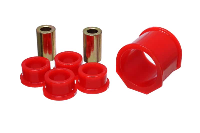 Energy Suspension — Energy Suspension 06-14 Mazda Miata Red Rack & Pinion Bushing Set
RackAndPinionBshng - view 2