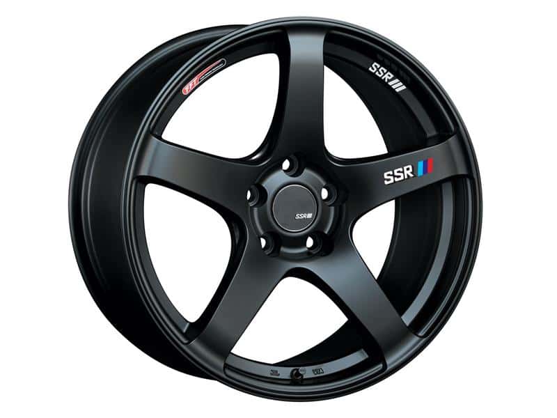 SSR — SSR GTV01 18x8.5 5x114.3 40mm Offset Flat Black Wheel 05-07 STI / 11+ tC - view 1