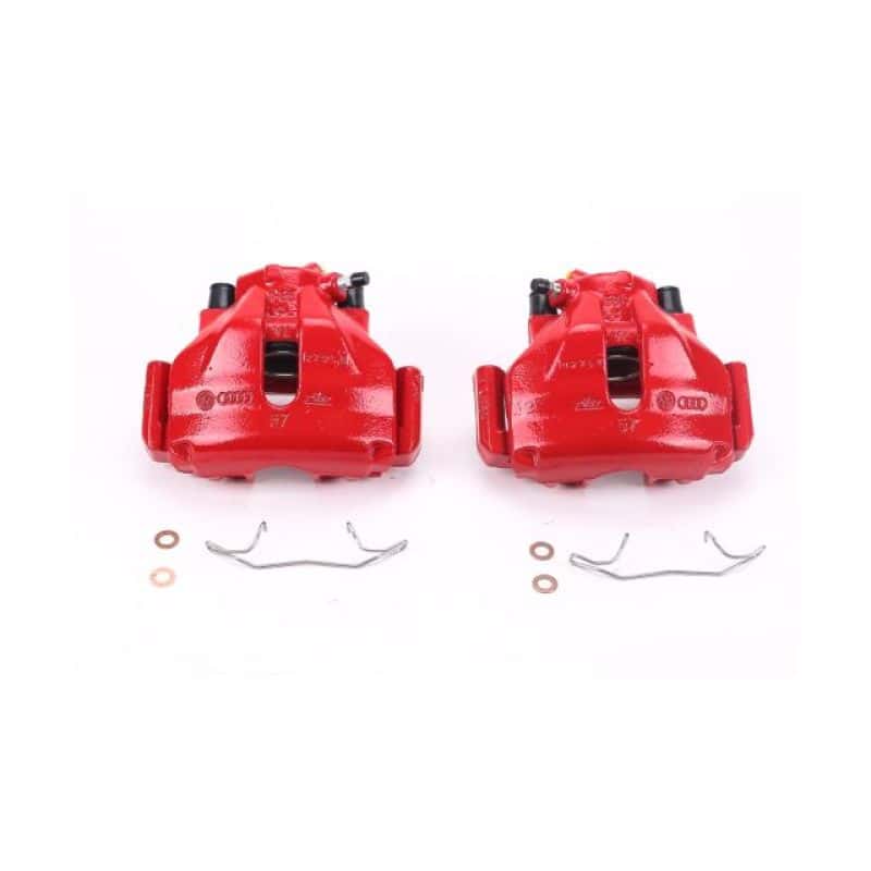 PowerStop — Power Stop 96-99 Audi A4 Front Red Calipers w/Brackets - Pair
Caliper Set - view 1