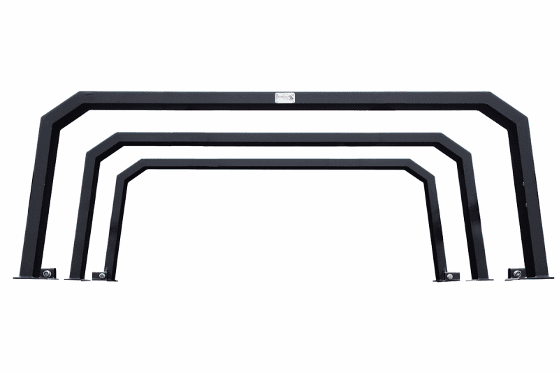Fishbone Offroad — Fishbone Offroad 20+ Jeep Gladiator Bed Rack Full Tackle Rack - Black Powdercoat - view 3