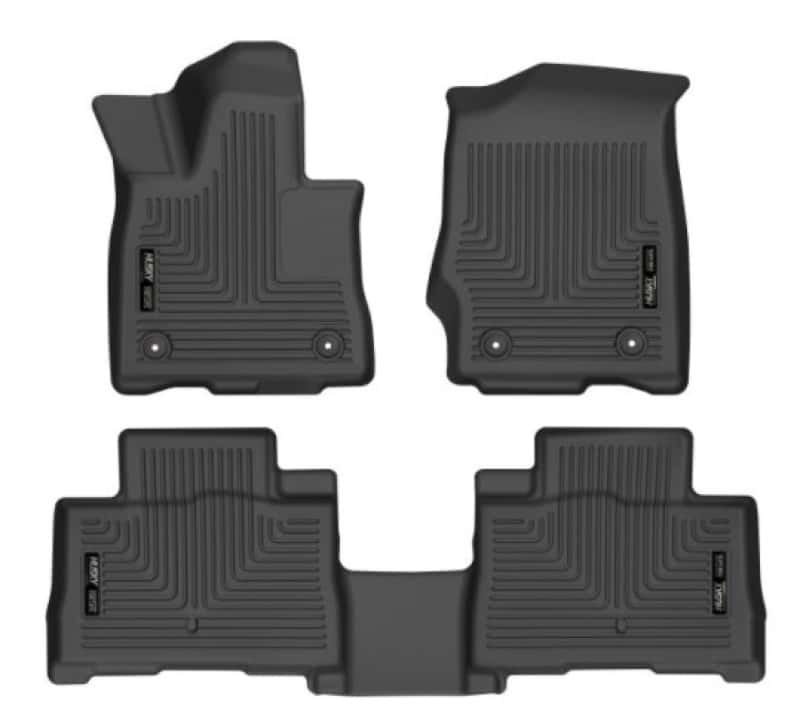 Husky Liners — Husky Liners 20-21 Lincoln Aviator w 2nd Row Bench/Buckets Weatherbeater Front/2nd Seat Liners - BLK
Floor Liners - view 2