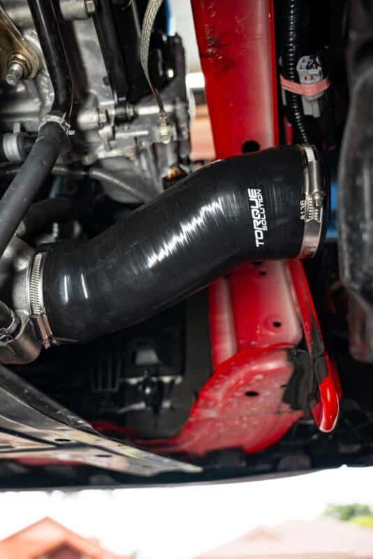 Torque Solution — Torque Solution 2022+ Subaru WRX Titanium Intake Pipe Kit (Burnt Blue) - view 3