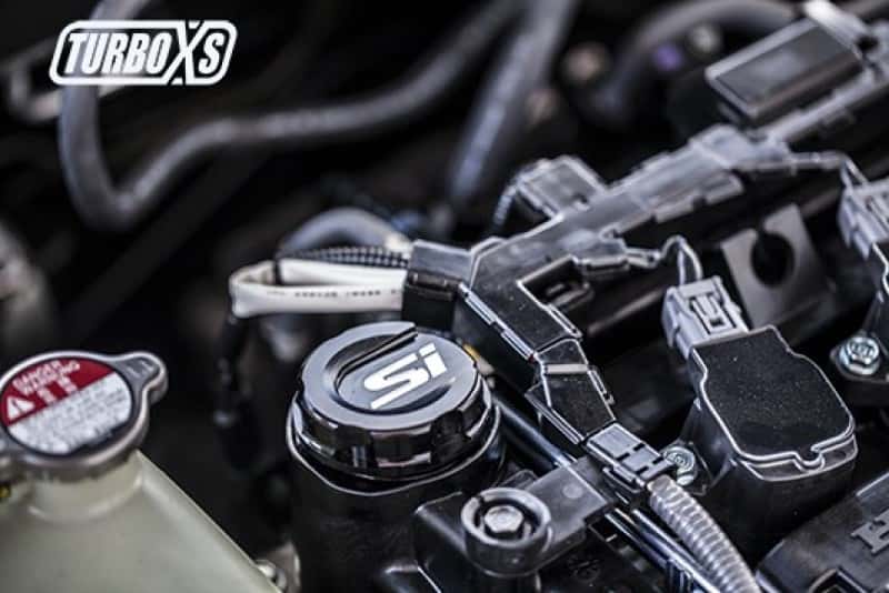 Turbo XS — Turbo XS 2016+ Honda Civic Black Oil Cap
Oil Cap - view 2