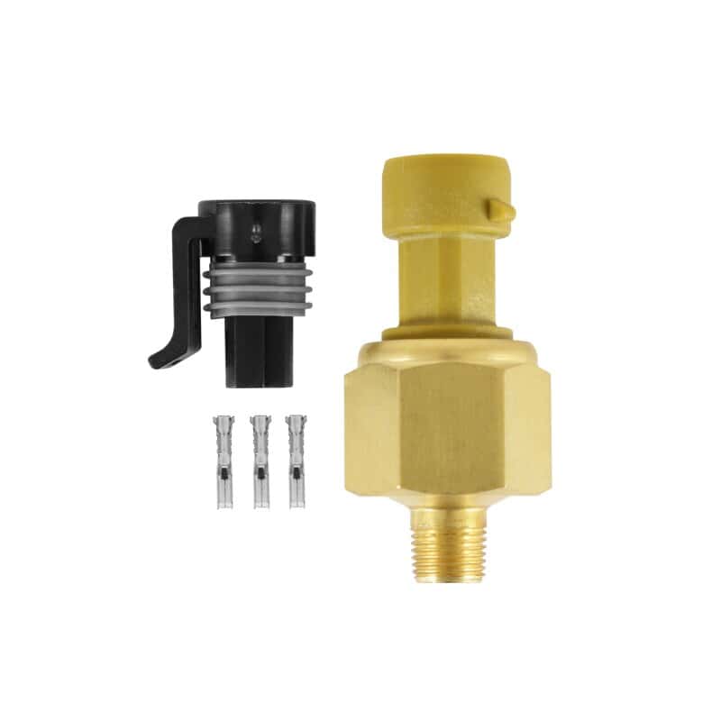 AEM — AEM 150 PSIg MAP Brass Sensor Kit (Includes 150 PSIg Brass Sensor & 12in Flying Lead Connector)
Sensors/Connectors
Sensor Kit - view 2
