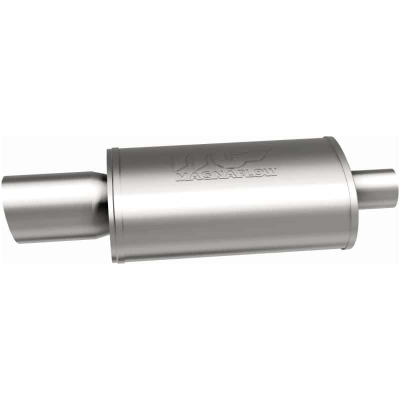 Magnaflow — MagnaFlow Muffler W/Tip Mag SS 14X5X8 2.25/4.
Straight Through - view 5