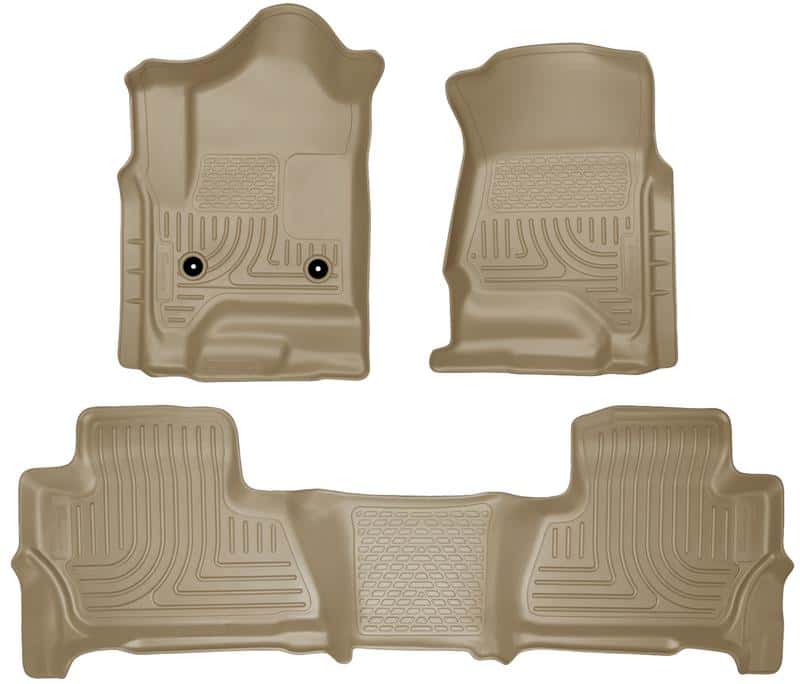 Husky Liners — Husky Liners 2015 Chevy/GMC Suburban/Yukon XL WeatherBeater Combo Tan Front & 2nd Seat Floor Liners
Floor Liners - view 2