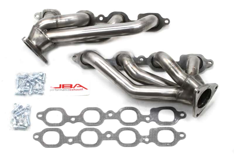 JBA — JBA 14-19 GM Truck 5.3L/6.2L DFI 1-5/8in Primary Raw 409SS Cat4Ward Header
Exhaust Header - view 1