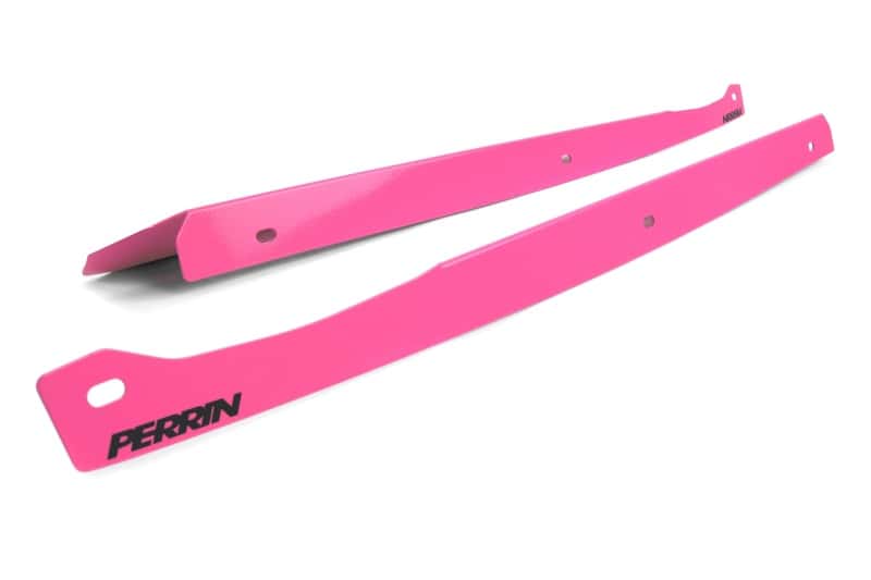 Perrin Performance — PERRIN 08-14 Subaru WRX/STI / 08-11 Impreza Fender Shroud Set - Hyper Pink - view 2