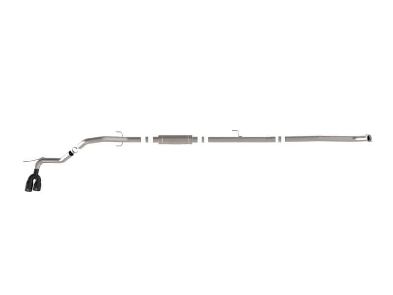 aFe — aFe 15-26 Toyota Hilux L4-2.4/2.8L (td) Vulcan Series 3in SS Rear-Side Exit Exhaust w/ Black Tip
Cat-Back Exhaust - view 2
