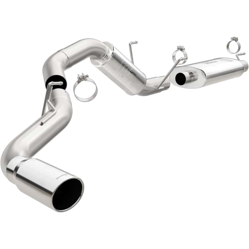Magnaflow — MagnaFlow Cat-Back, SS, 4in, Single Pass Side Rear Exit 5in Tip 14-15 Ram 2500 6.4L V8 CC LB/MC SB
Cat-Back - view 2