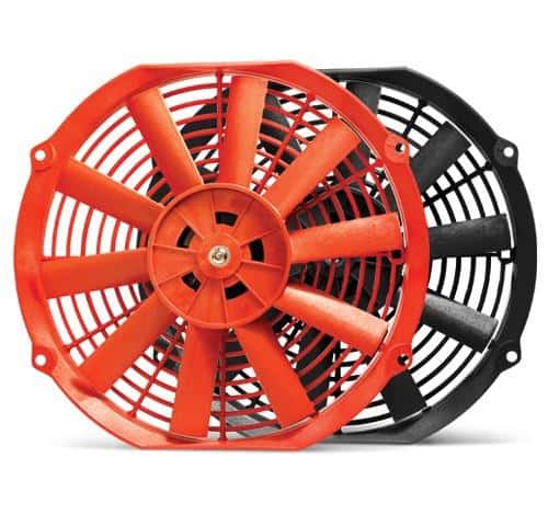 BLOX Racing — BLOX Racing 12inch Electric Slim Fan - Red - view 1