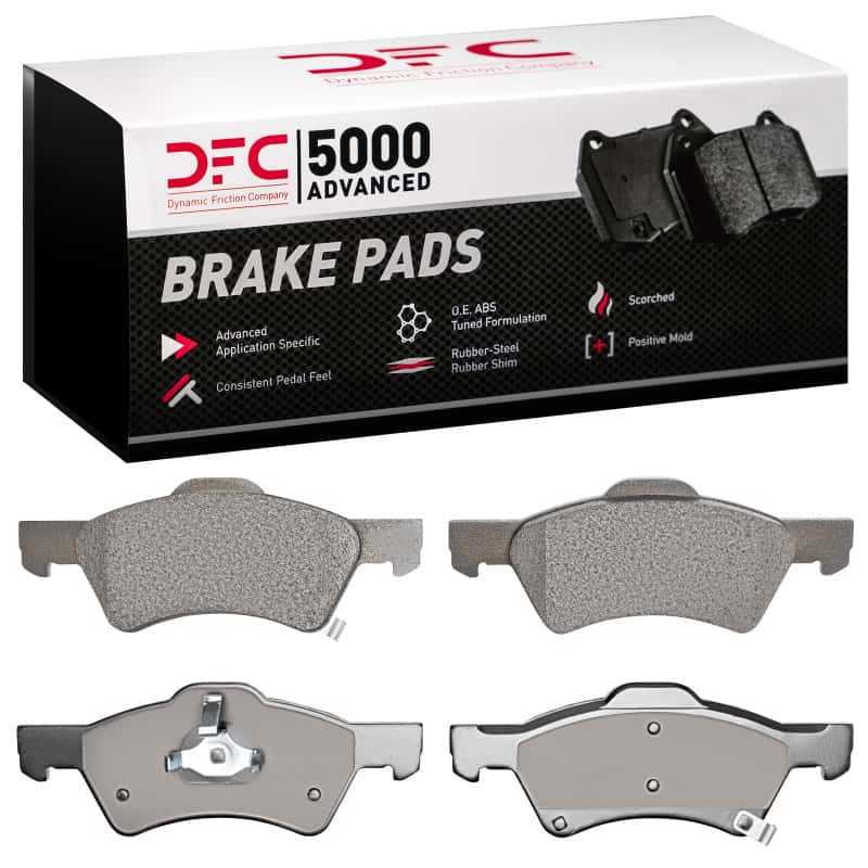 DFC — DFC 01-07 Chrysler Town & Country Front 5000 Advanced Semi Metallic Brake Pads
DFC Brake Pad Set - view 1