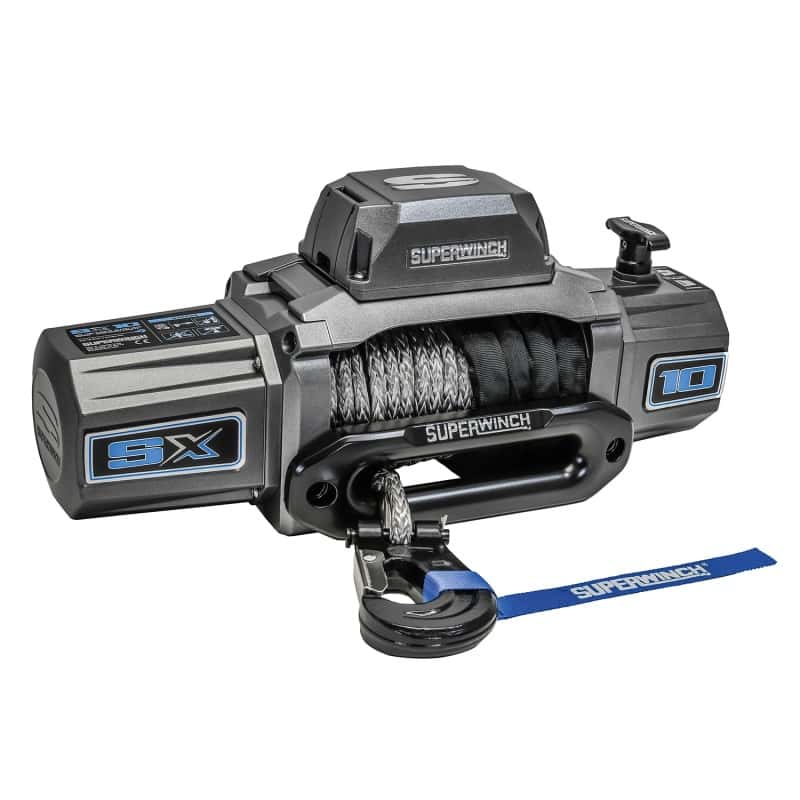 Superwinch — Superwinch 10000 LBS 12V DC 3/8in x 80ft Synthetic Rope SX 10000 Winch
Winch - view 4