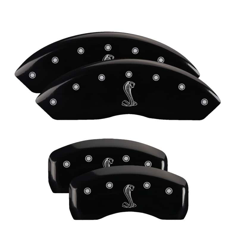 MGP — MGP 4 Caliper Covers Engraved Front & Rear Tiffany Snake Black finish silver ch
Caliper Covers - view 1