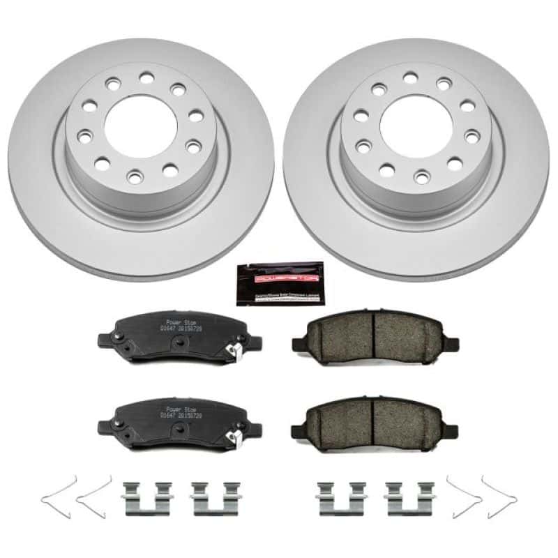 PowerStop — Power Stop 13-16 Dodge Dart Rear Z17 Evolution Geomet Coated Brake Kit - view 1