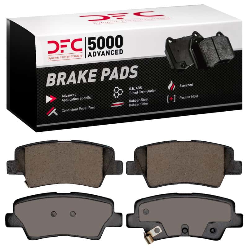 DFC — DFC 11-25 Dodge Attitude (Mexico) Rear 5000 Advanced Ceramic Brake Pads
DFC Brake Pad Set - view 1