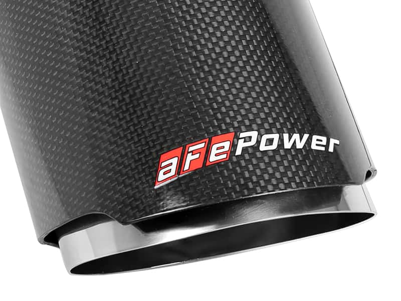 aFe — aFe MACH Force-XP 4-1/2in Carbon Fiber OE Replacement Exhaust Tips - 15-19 Dodge Charger/Hellcat
Exhaust Tip Carbon - view 4