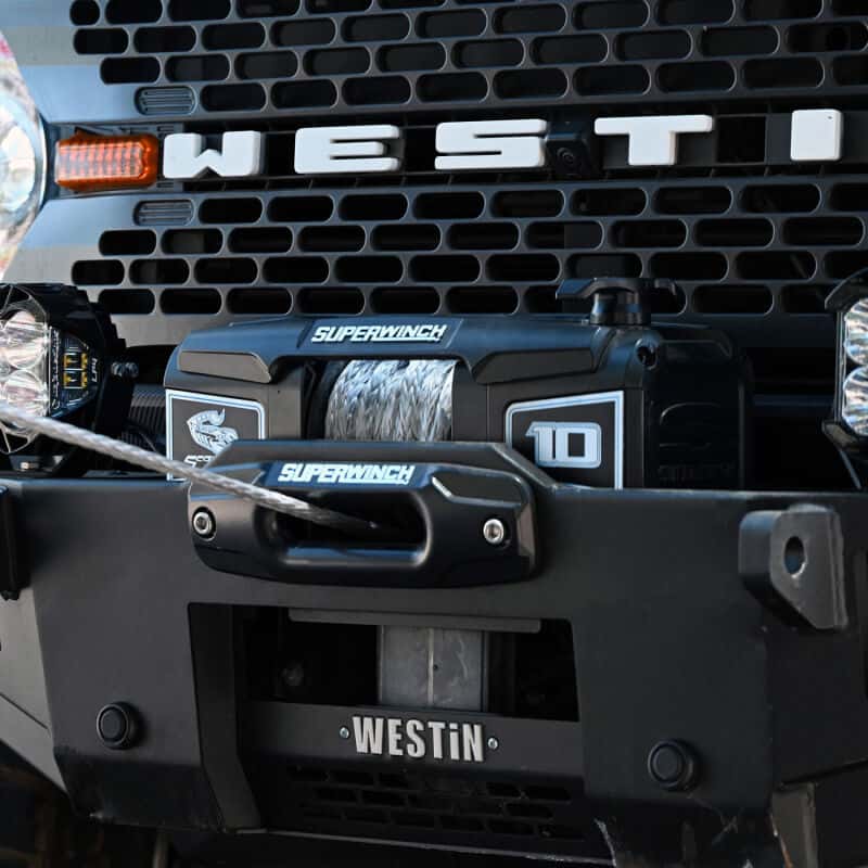 Superwinch — Superwinch 10000 LBS 12V DC 3/8in x 54ft Synthetic Rope Scorpion 10000SR Winch - Black Powdercoat
Winch - view 7