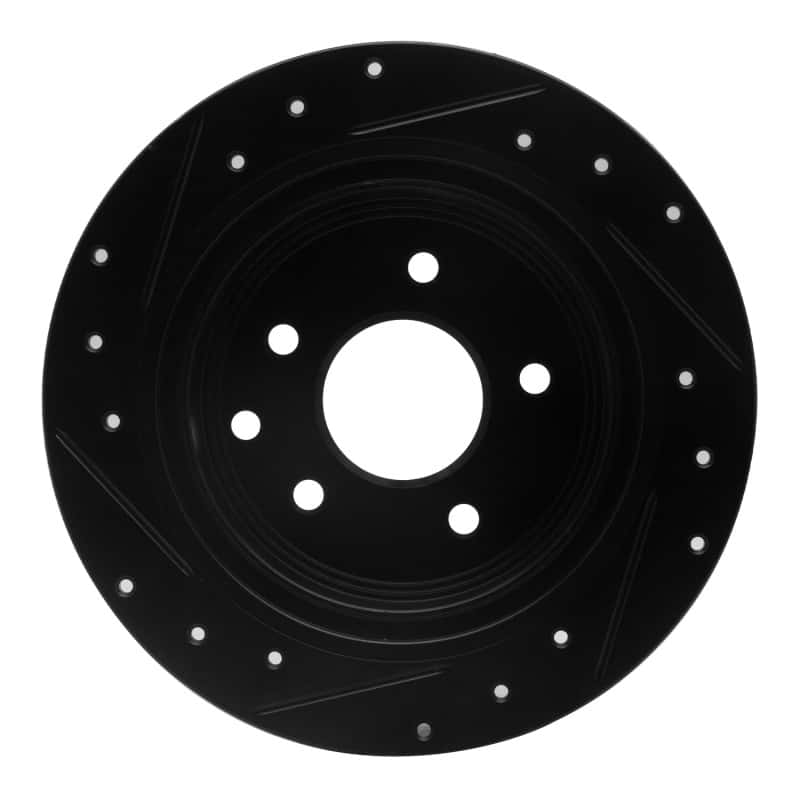R1 Concepts — R1 2002-2025 Nissan Juke Rear Right Drilled & Slotted Black Brake Rotor
R1 Brake Rotor Drill - view 5