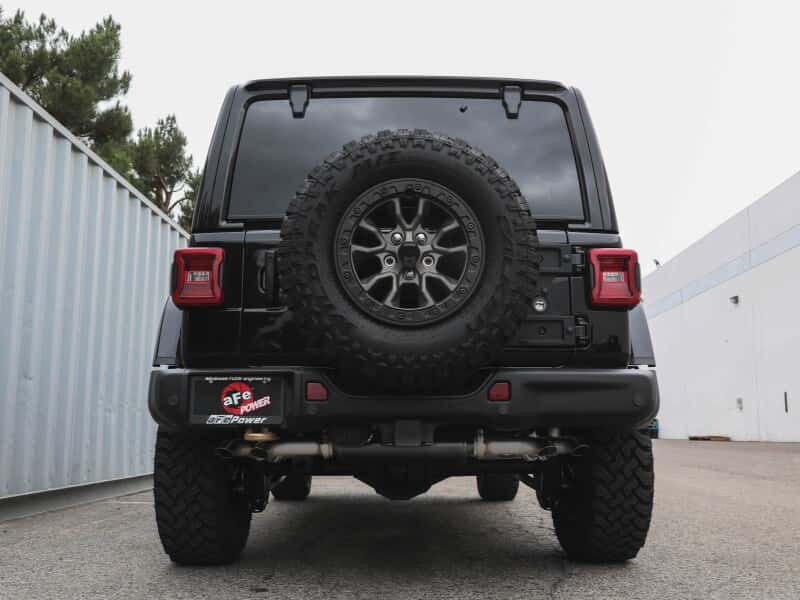 aFe — aFe 21-22 Jeep Wrangler JL Vulcan Series Stainless Steel Cat-Back Exhaust System
Cat-Back Exhaust - view 4