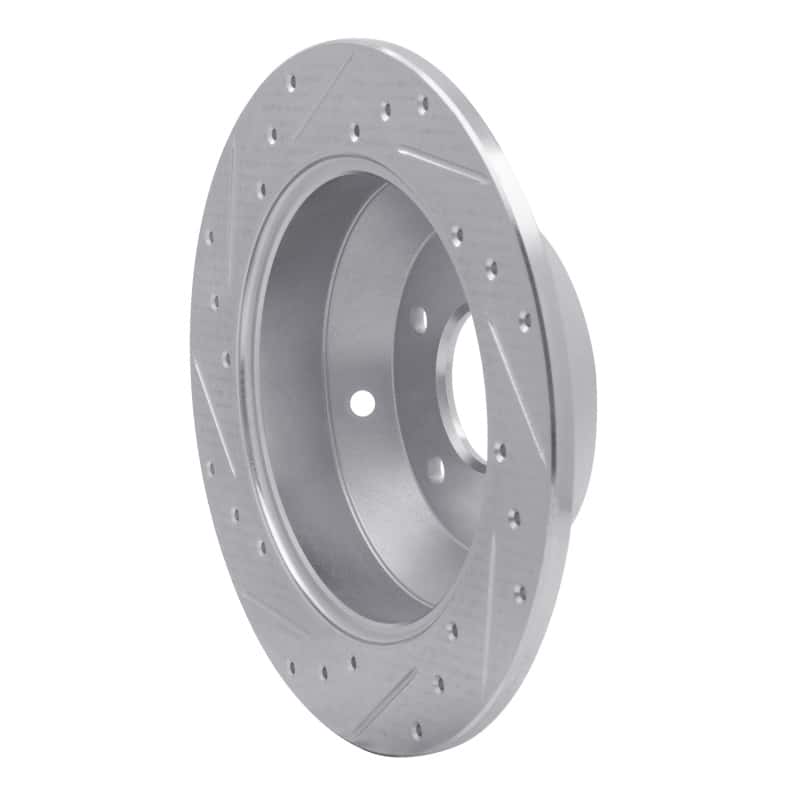 R1 Concepts — R1 10-21 Hyundai Santa Fe Rear Right Drilled & Slotted Silver Brake Rotor
R1 Brake Rotor Drill - view 4