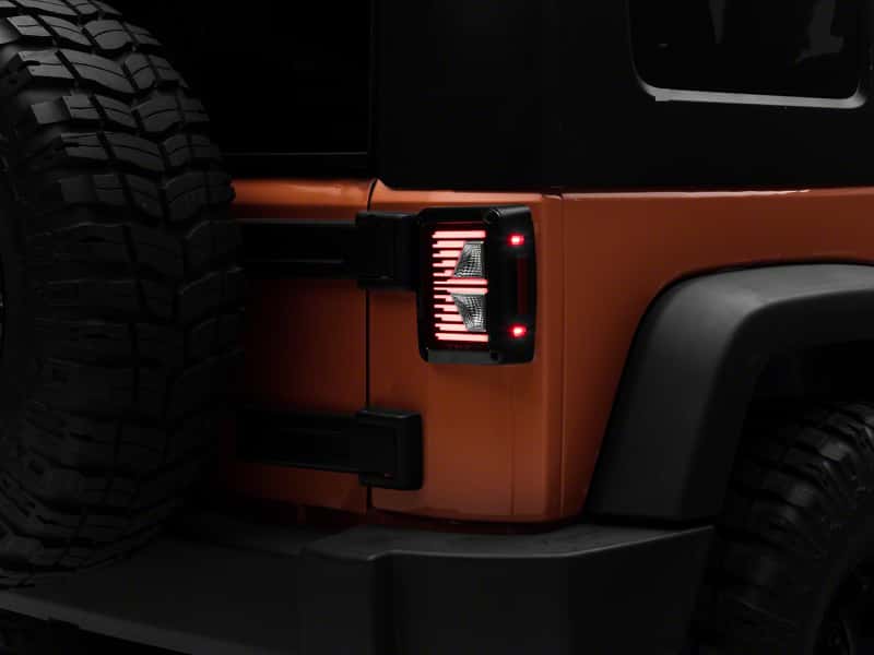 Raxiom — Raxiom 07-18 Jeep Wrangler JK Axial Series Vision LED Tail Lights- Blk Housing (Clear Lens)
Lights - view 1