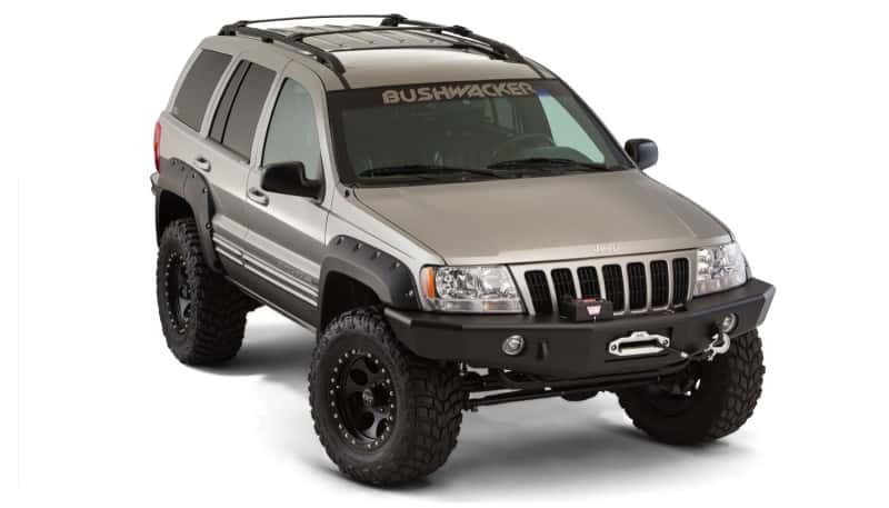 Bushwacker — Bushwacker 99-04 Jeep Grand Cherokee Cutout Style Flares 4pc - Black
FF Jeep Cutout 4Pc - view 5