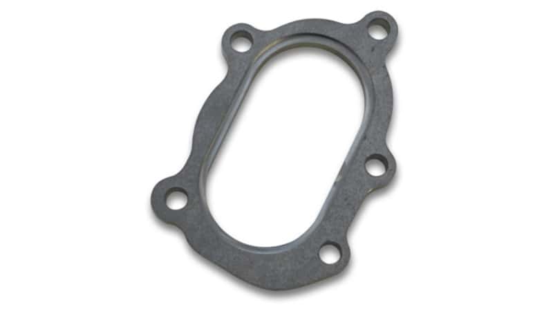 Vibrant — Vibrant GT25R / GT28R Discharge Flange with Oval Outlet (5 Bolt) T304 SS 1/2in Thick
5BoltTurboOutletFlng
SSGT25R/28RDisFlange
Turbocharger Flange - view 1