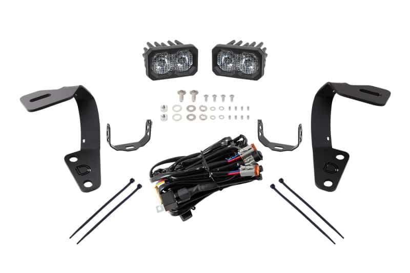 Diode Dynamics — Diode Dynamics 10-21 Toyota 4Runner Stage Series 2in LED Ditch Light Kit - Pro White Combo - view 3