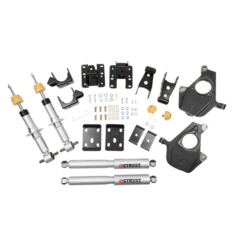 Belltech — Belltech LOWERING KIT 16.5-17 Chevy Silverado All Cabs 4WD 2inF/4inR
LOWERING KIT - view 1