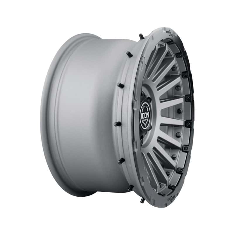 ICON — ICON Recon Pro 17x8.5 6x5.5 0mm Offset 4.75in BS 106.1mm Bore Charcoal Wheel
RECON PRO WHEEL - view 4