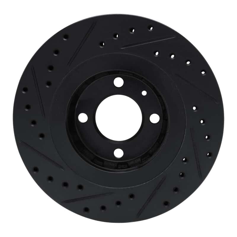R1 Concepts — R1 90-93 Volkswagen CORRADO Front Right Drilled & Slotted Black Brake Rotor
R1 Brake Rotor Drill - view 5