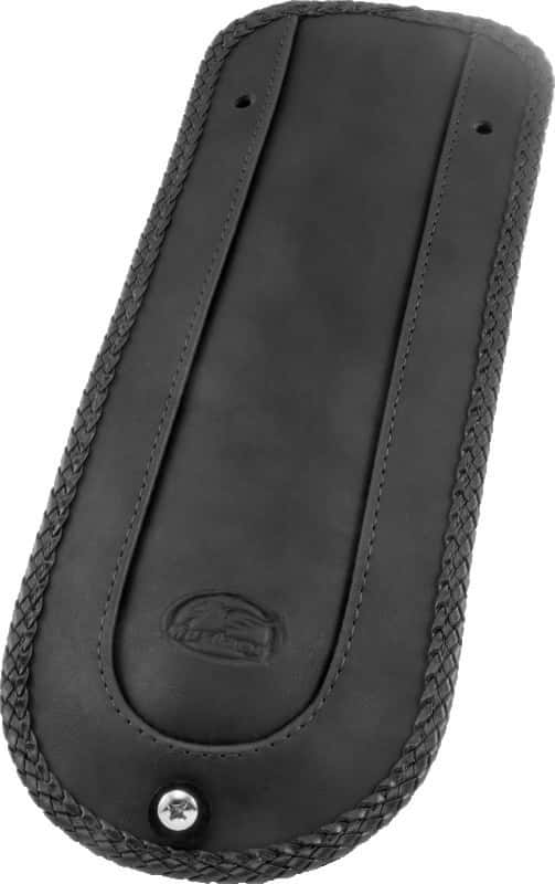 Mustang Motorcycle — Mustang 00-17 Harley Softail FLSTS, FLSTN, FLSTC w/Stud Plate Fender Bib - Black - view 1