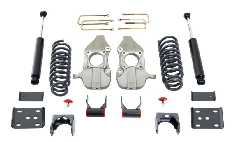 Maxtrac — MaxTrac 15-18 Ford F-150 2WD 5.0L V8 3in/5in MaxPro Lowering Spindle Kit - view 1
