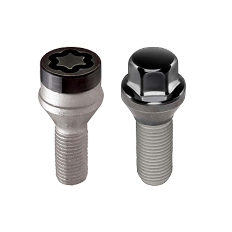McGard — McGard 5 Lug Hex Install Kit w/Locks (Cone Seat Bolt) M12X1.25 / 17mm Hex / 25.6mm Shank L. - Black - view 4