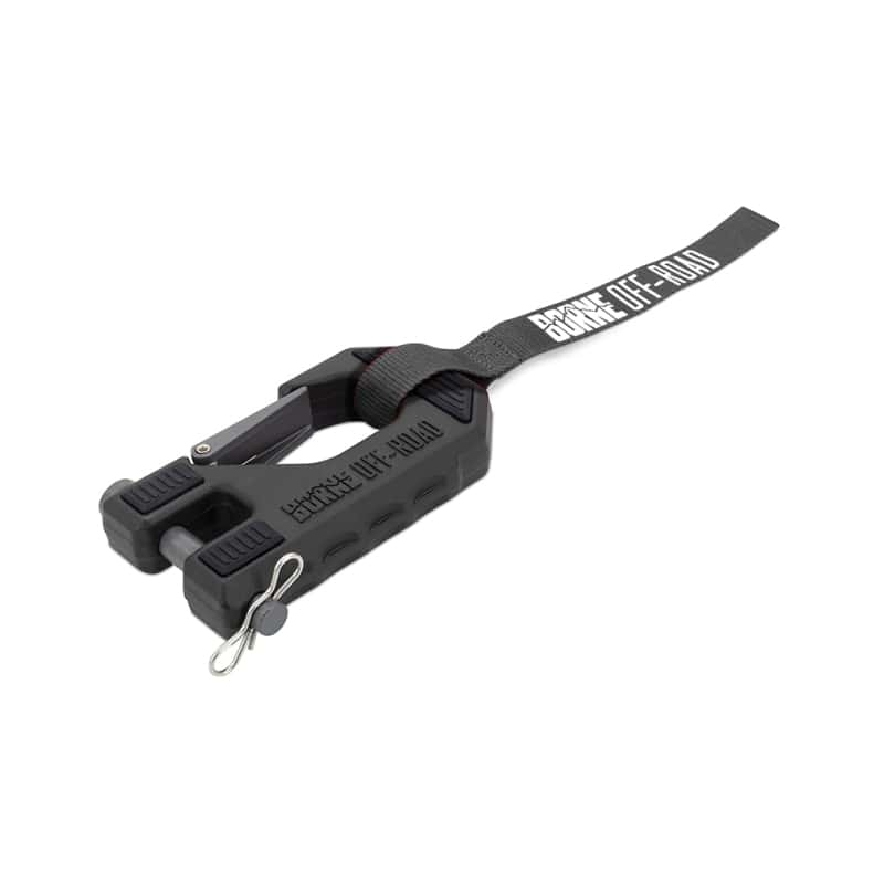 Borne Off-Road — Borne Off-Road Winch Hook - 3/8in Rope - Hand Strap - Orange - view 3