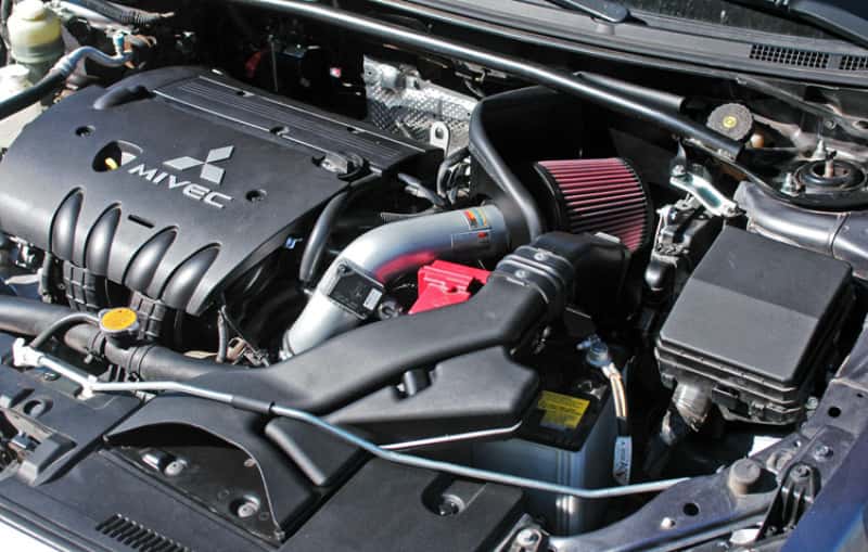 K&N Engineering — K&N 07 Mitsubishi Lancer L4-2.0L Silver Typhoon Short Ram Intake
Performance Air Inta
Air Intake System - view 3