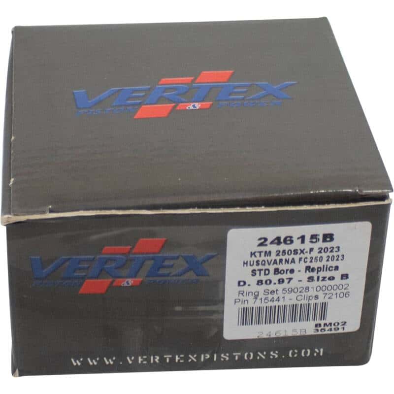 Vertex Pistons — Vertex Piston 2024 KTM 250 EXC-F 250cc Forged Replica Piston Kit - view 5