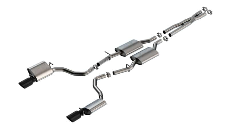 Borla — Borla 19-23 Dodge Charger GT 3.6L V6 RWD ATAK Catback Exhaust - Black Chrome Tips
Cat-Back System - view 1