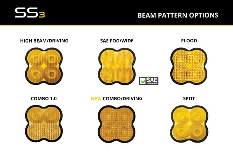 Diode Dynamics — Diode Dynamics SS3 Lens PC Combo - Yellow - view 4