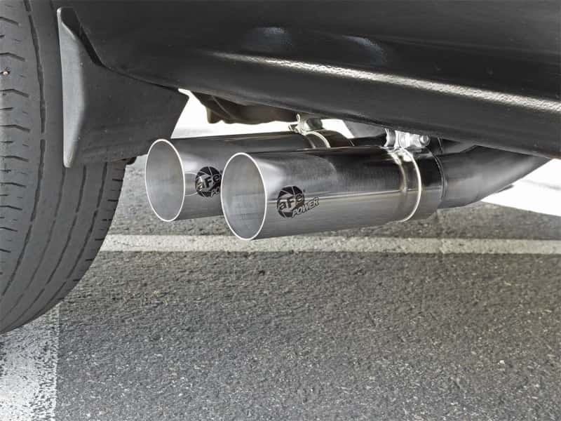 aFe — aFe Rebel Series CB Middle-Side Exit SS Exhaust w/ Polished Tips 09-16 GM Silverado/Sierra V6/V8
Cat-Back Exhaust - view 6