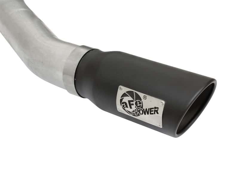 aFe — aFe Atlas Exhausts 4in Cat-Back Aluminized Steel Exhaust Sys 2015 Ford F-150 V6 3.5L (tt) Black Tip
Cat-Back Exhaust - view 4