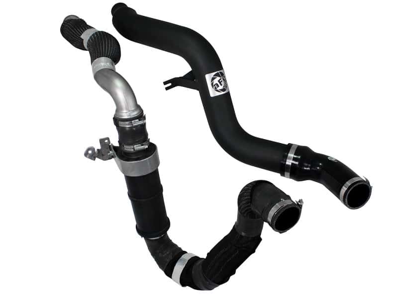 aFe — aFe Bladerunner Intercoolers 3in Black Tube Hot Side w/ Couplings & Clamps 14-15 Ram 1500 V6-3.0L
Hot Charge Pipe - view 5