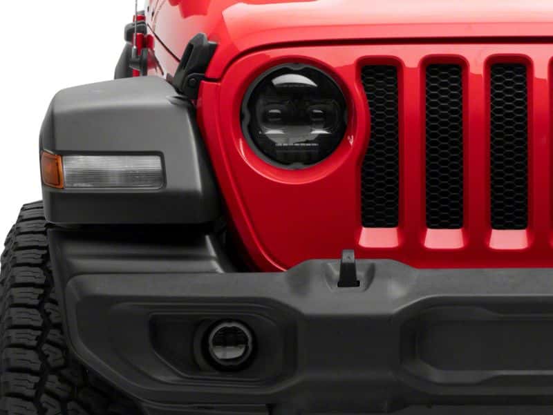 Raxiom — Raxiom 18-23 Jeep Wrangler JL Axial Series 9-In Angel Eye LED Headlights- Blk Housing (Clear Lens)
Headlights - view 14