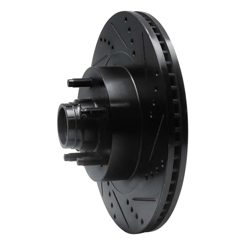 R1 Concepts — R1 01-05 Ford Explorer Sport Front Right Drilled & Slotted Black Brake Rotor
R1 Brake Rotor Drill - view 2