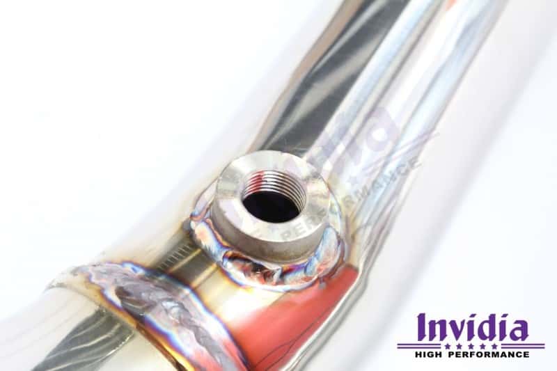 Invidia — Invidia 15-21 Subaru WRX w/ Manual Transmission J-Pipe With Bottom High Flow Cat Down Pipe - view 3